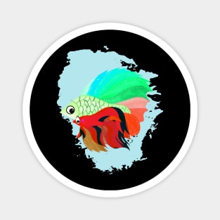 Siamese fighting fish Magnet